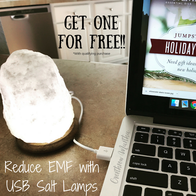 Reduce EMF radiation from computers, cell phones, and electronics naturally with a salt lamp