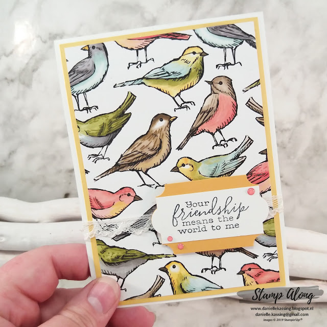 Stampin' Up! Bird Ballad DSP