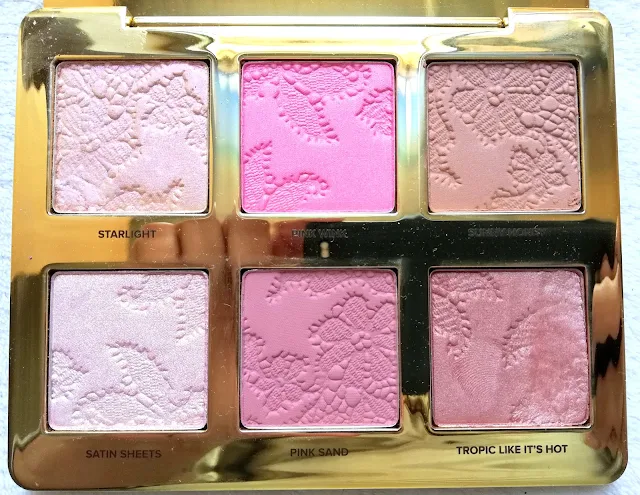 NATURAL FACE / TOO FACED, highlight, blush & bronzing veil face palette