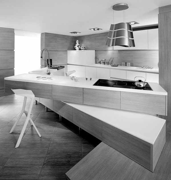 Desain Dapur  Kayu  Modern  Cubello Ice Kitchen dari Amr 