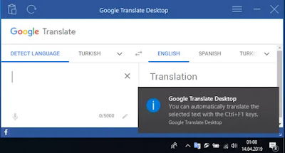 Google Translate for Desktop Update version in 2022