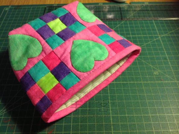 Patchwork Bag "Heart". DIY tutorial.  Лоскутная сумка