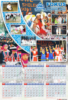 Desain Kalender 2013, Desain Kalender Dinding, Kalender Dinding, Desain Kalender 2 Lembar, Desain Kalender Semester, Desain Kalender 6 Bulan, Kalender Fokus, Kalender TPA, desain kalender untuk tpa, desain kalender islam