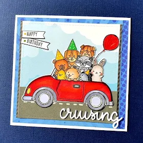 Sunny Studio Stamps: Cruising Critters Customer Card by Angela