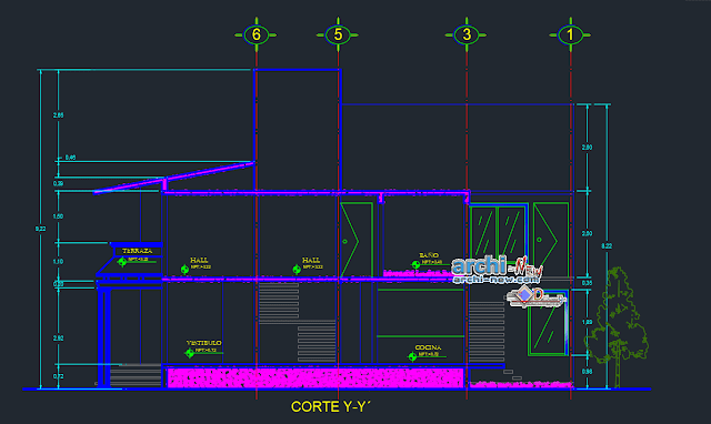 Houseroom in AutoCAD 