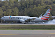 in the American Airlines new colour scheme (nn aa)