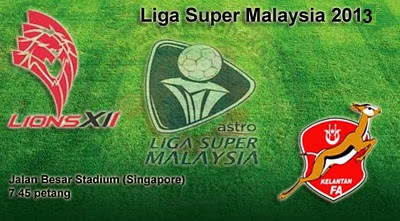 siaran trtunda dan keputusan lions xii vs kelantan