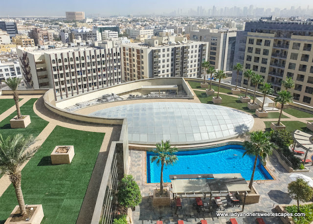 Swissotel Al Ghurair pool deck