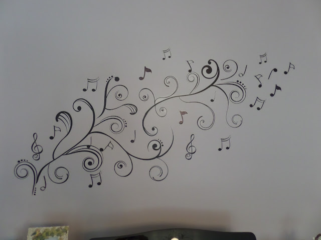 wall decals music note design