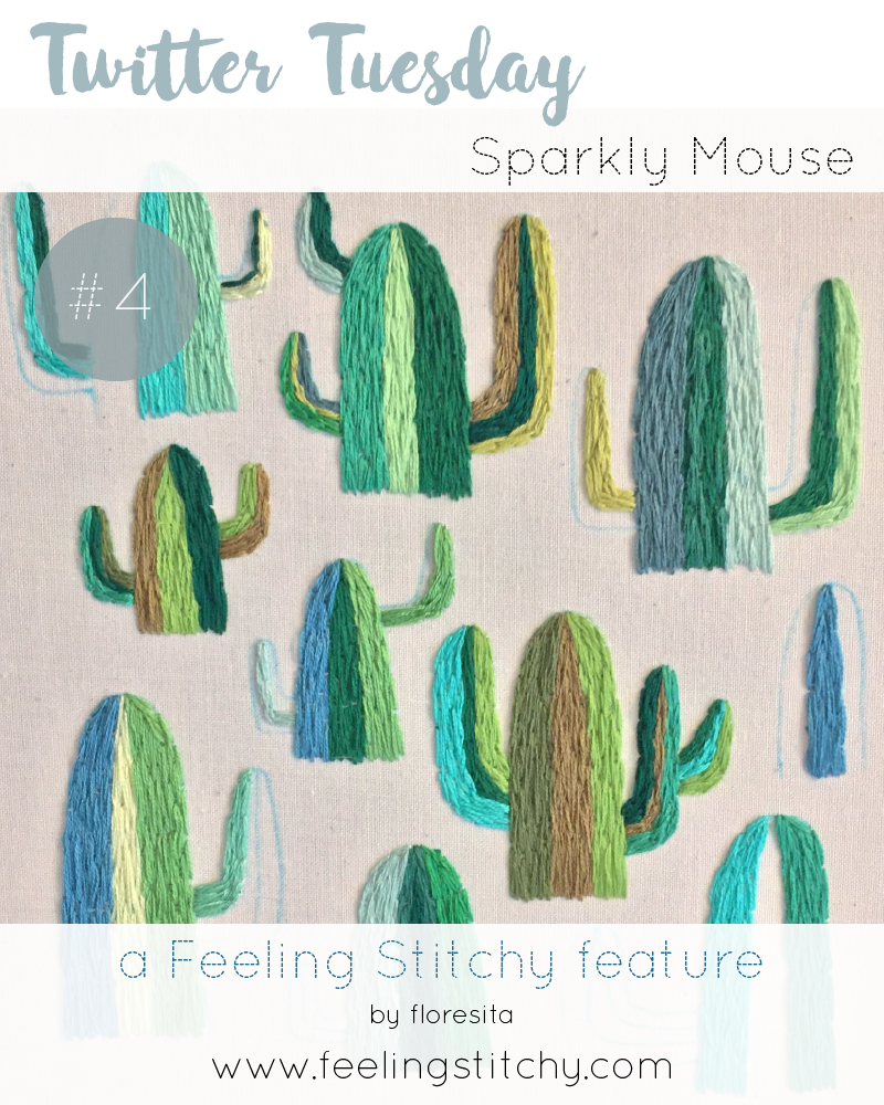 Twitter Tuesday 4 - Sparkly Mouse, a Feeling Stitchy feature by floresita