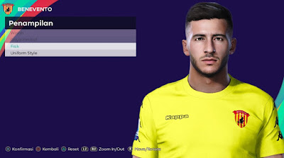 PES 2021 Faces Lorenzo Montipò by Rachmad ABs