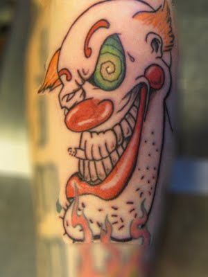 Best Clown Tattoos design pictures 2012 latest