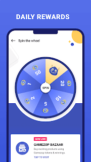 Gamezop Daily Spin Rewards