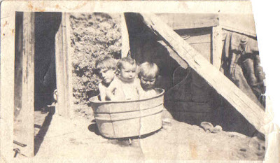 Bath time for (baby) grandma