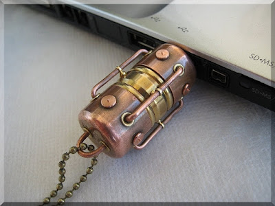 The Steampunk USB Flash Drives From Slavatech Handmade That You Can Not Refuse, Metal Arc USB Flash Drive