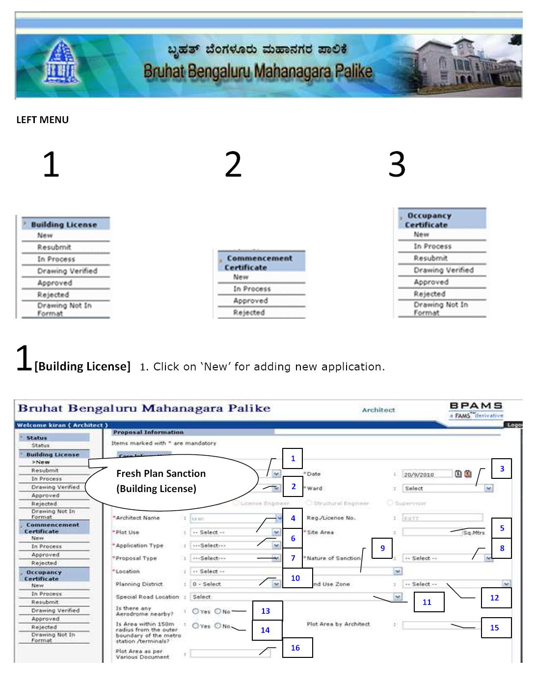 Get your approval of building plans from BBMP online