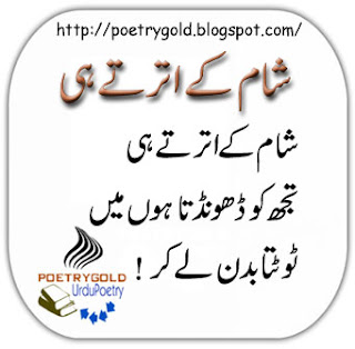 shaam urdu poetry