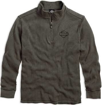 http://www.adventureharley.com/harley-davidson-mens-shirt-knit-1-4-zip-waffle-weave-urban-chic