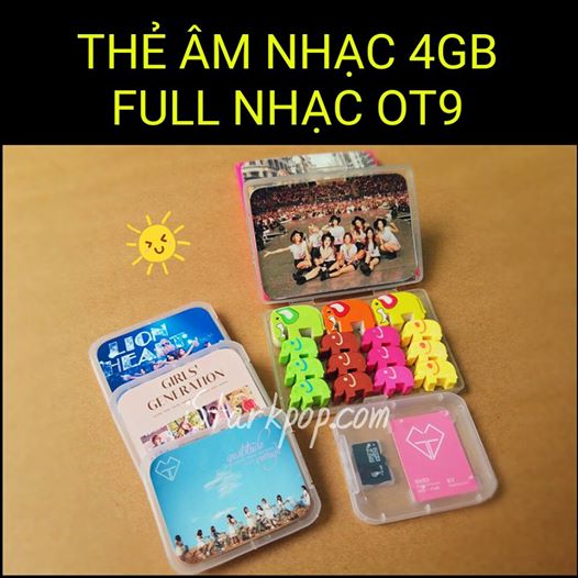 THẺ ÂM NHẠC 4GB SNSD 