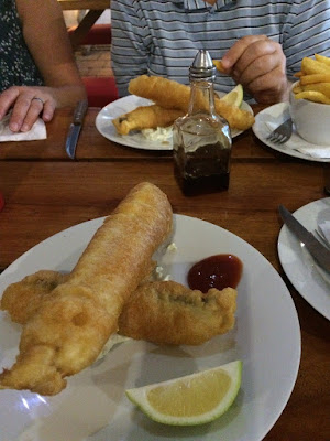 fish and chips at Big Ralphs