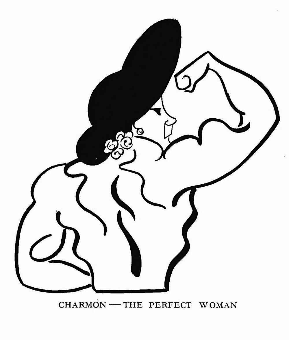 a 1915 Vaudeville performer, Charmon The perfect Woman