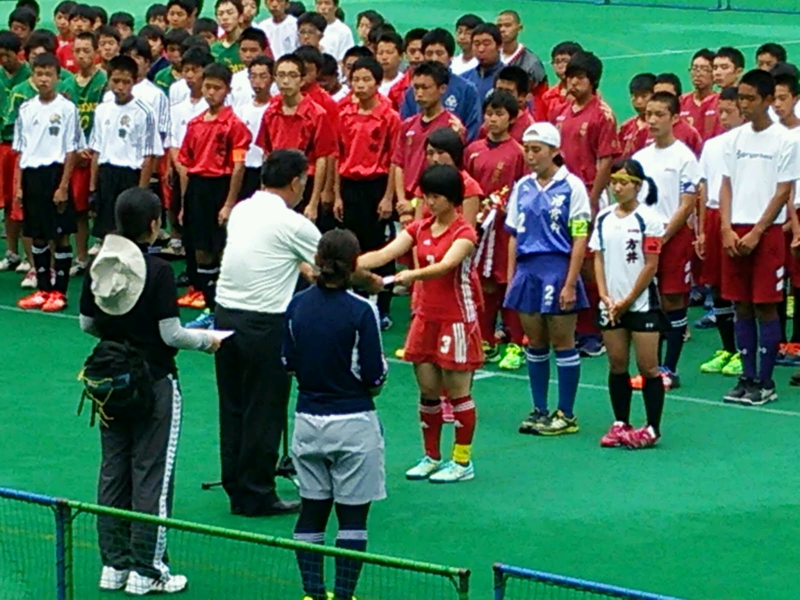 Yamagata Hockey 東北中学校チャンピオンズカップ 川西中女子優勝 男子は第２位