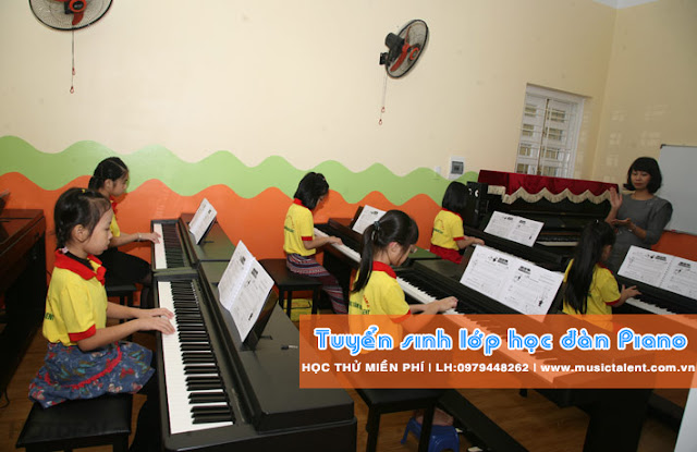 khóa học piano cho tre em