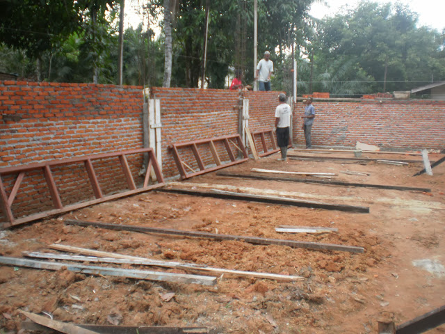 Proses Pembangunan Gedung Musholla Nurul Huda Dayo Tandun Riau