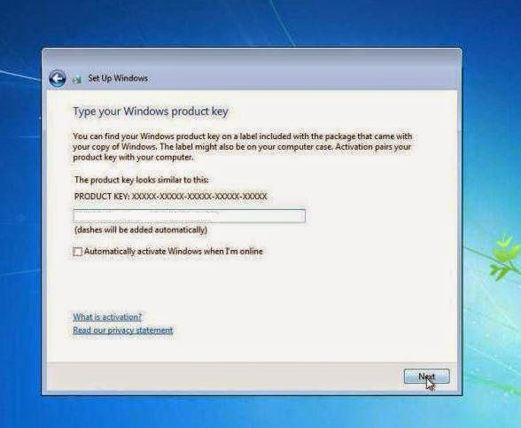 Cara Instal Windows 7 yang benar disertai gambar