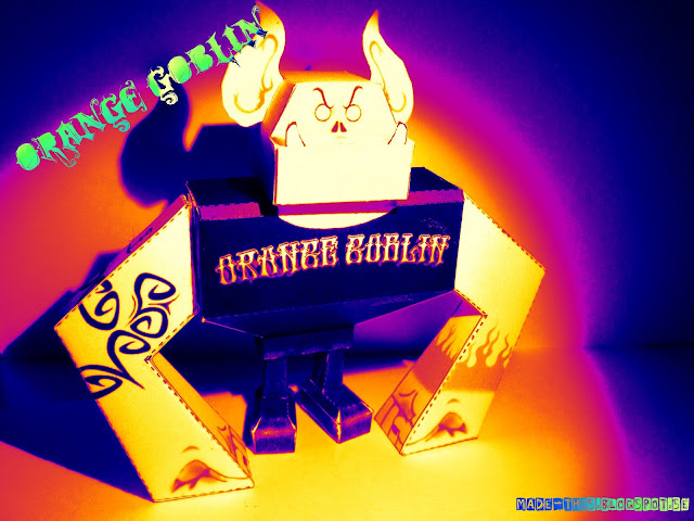 Orange Goblin Paper Toy