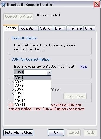 Bluetooth Remote Control