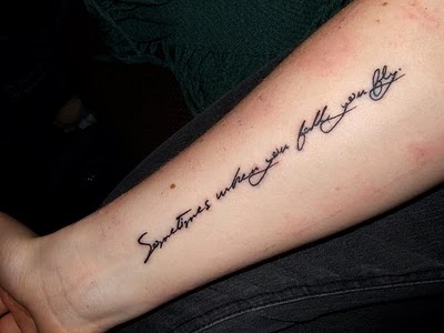 love quotes tattoos for girls. star tattoos with quotes.