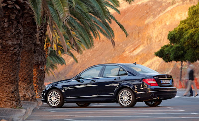 2012 Mercedes-Benz C-Class Rear Side View