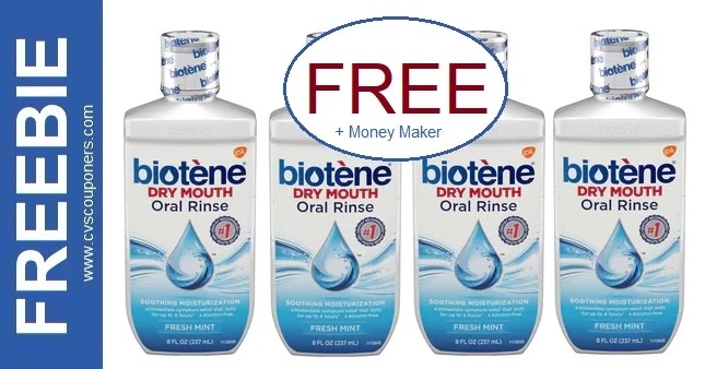 FREE Biotene Oral Rinse CVS Deals