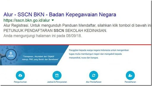 alur cpns 2018