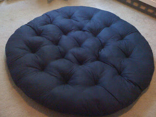 blue cushion