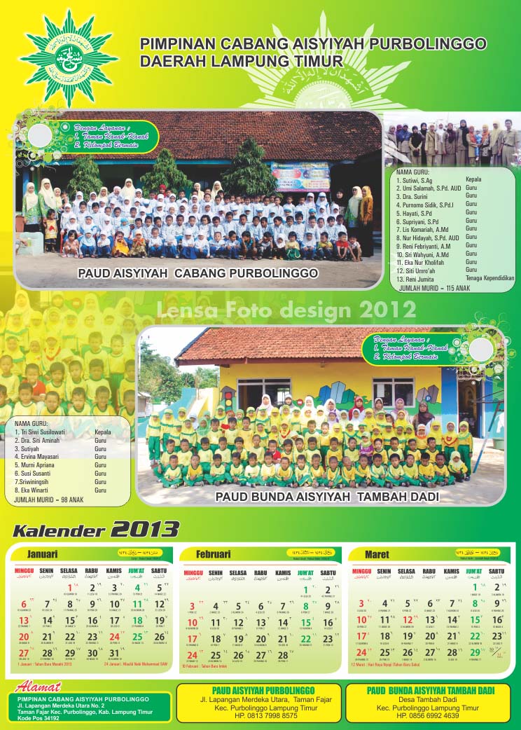 Lensa Media CONTOH DISAIN KALENDER  2013