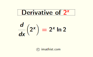 Derivative of 2^x