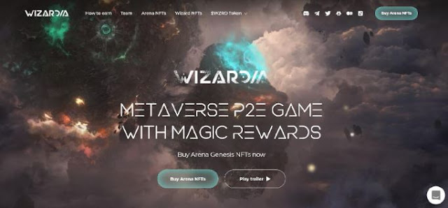 wizardia blockchain metaverse game