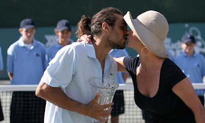 Mariano Zabaleta y Catherine Zeta-Jones