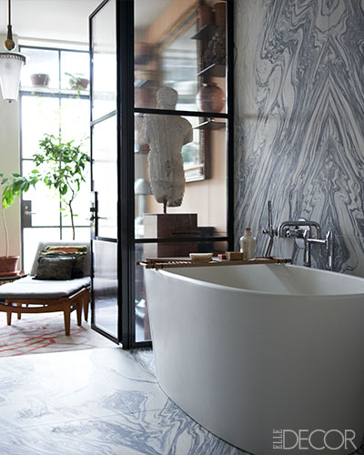 traditional elle decor master bathroom design