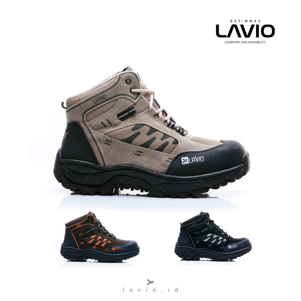 Lavio Sepatu Pria Safety Boots High Premium Quality Axel Booster Mood Hiking Proyek Outdoor Touring