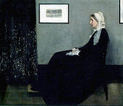 James McNeill Whistler Arrangement in Grey and Black: The Artist's Mother (1871) popularly known as Whistler's Mother Musée d'Orsay, Paris