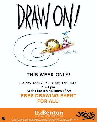 draw on, draw, drawing, Benton Museum, William Benton Museum of Art, UConn, University of Connecticut