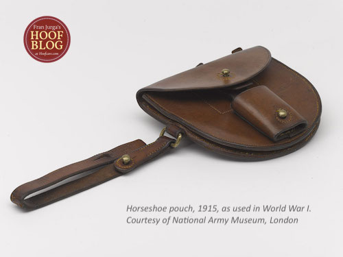 national army museum horseshoe pouch from 1915  (Hoof Blog)