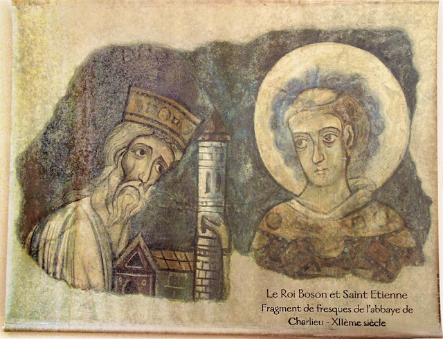 quadro do Rei Boson com Santo Etienne