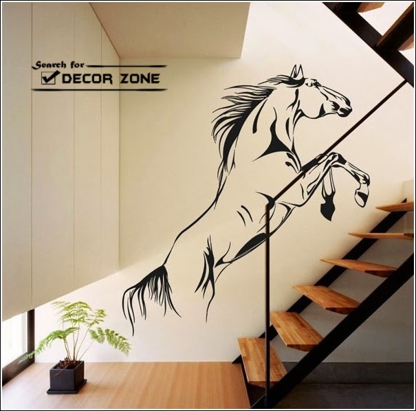 Wall Sticker Jumping Horse