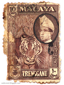 Setem Malaya gambar harimau