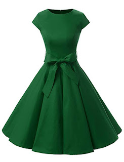 Women Green Dress