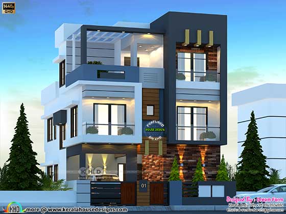 5 bedrooms 2630 sq. ft. modern home design